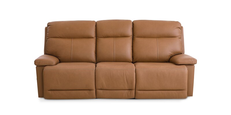 Fletcher Leather Power Reclining Sofa 3733P62A