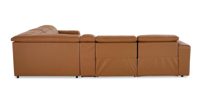 Airy Leather Power Reclining Sectional 3734LSECT6A
