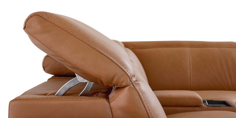 Airy Leather Power Reclining Sectional 3734LSECT6A