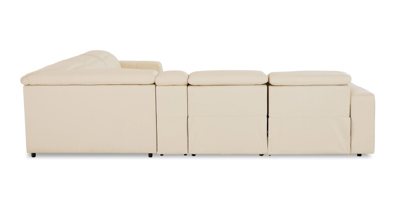 Airy Leather Power Reclining Sectional 3734LSECT6L