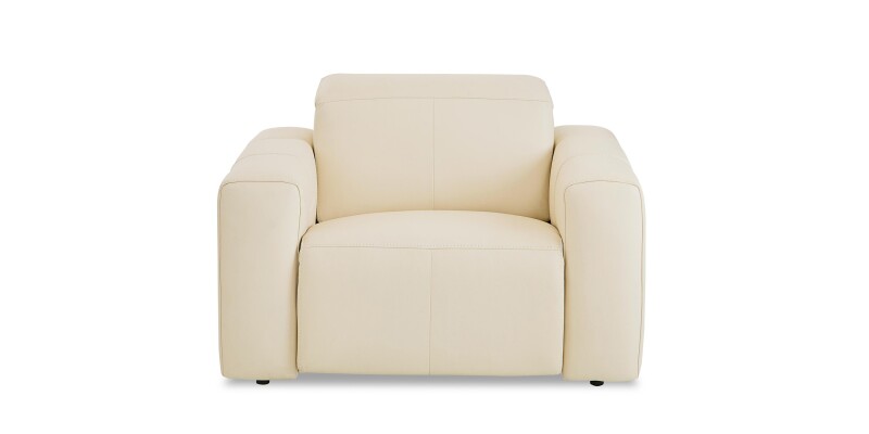 Airy Leather Power Recliner 3734P0L