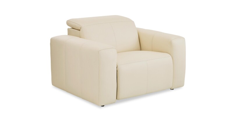 Airy Leather Power Recliner 3734P0L