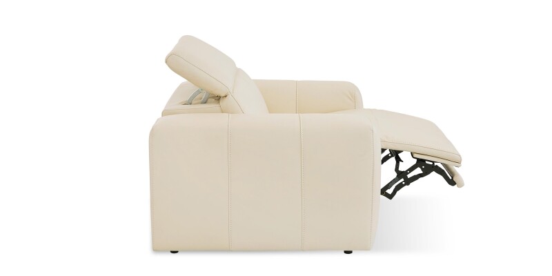 Airy Leather Power Recliner 3734P0L