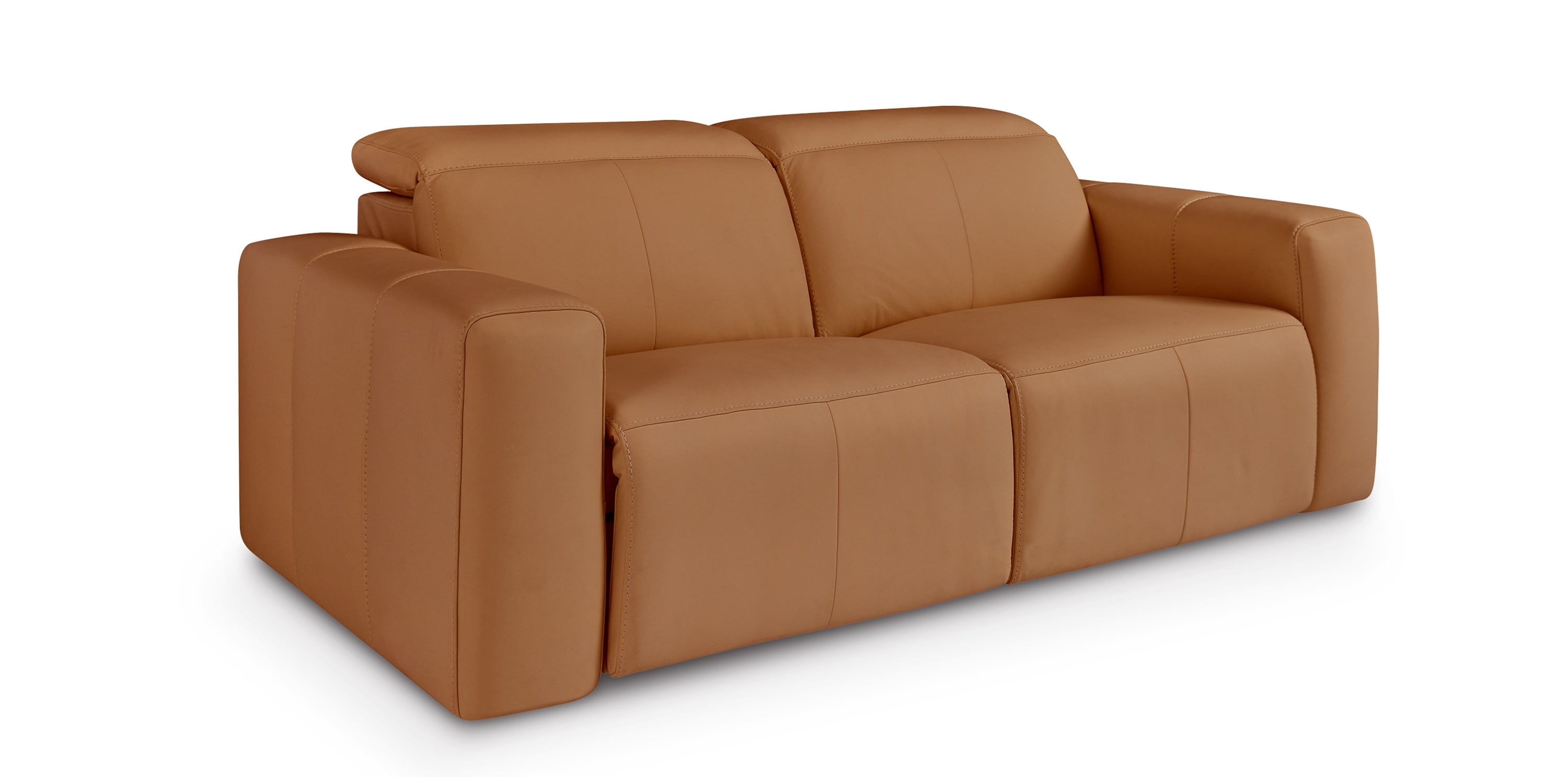 Airy Leather Power Reclining Loveseat 3734P42A