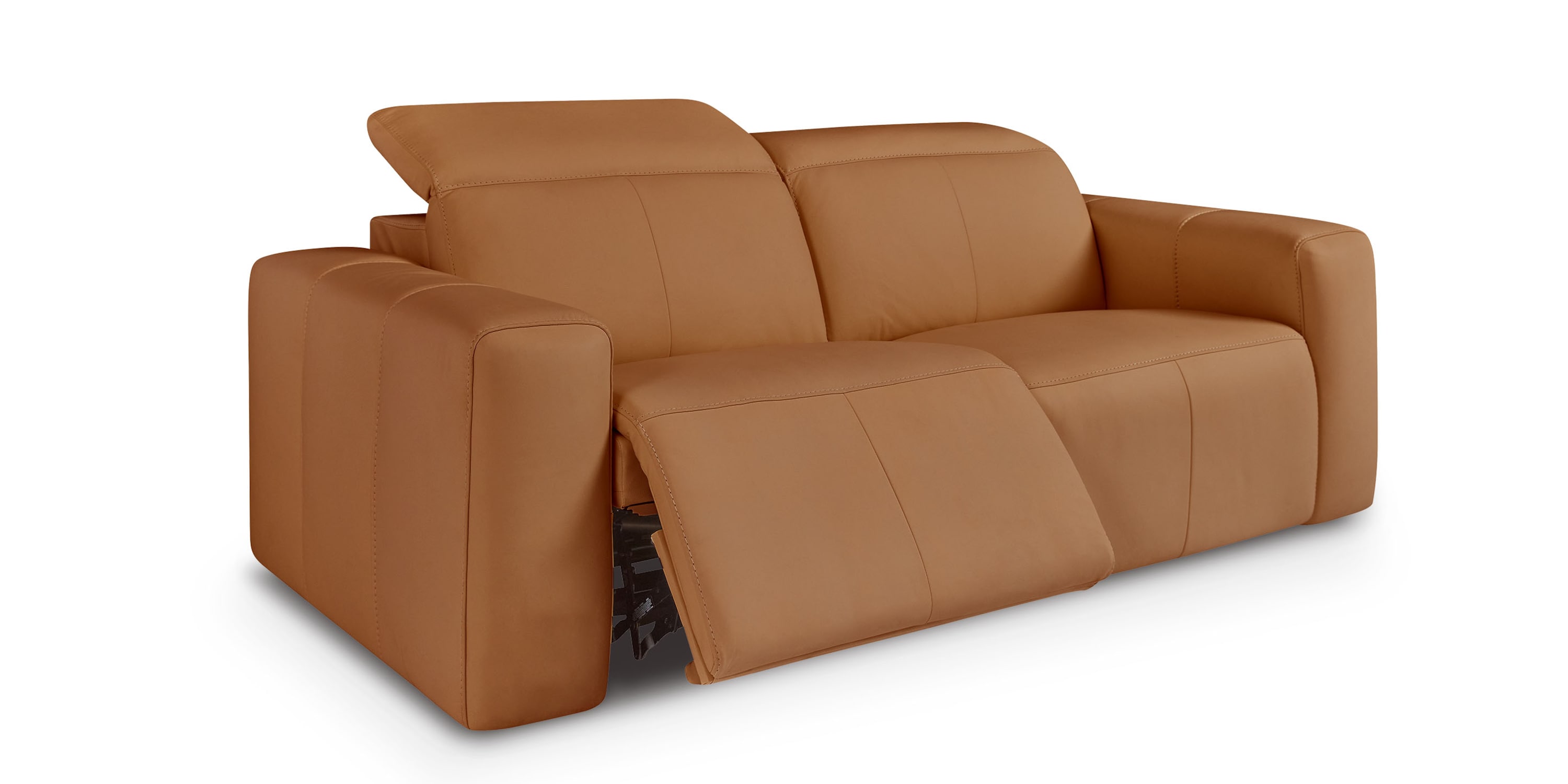 Airy Leather Power Reclining Loveseat 3734P42A