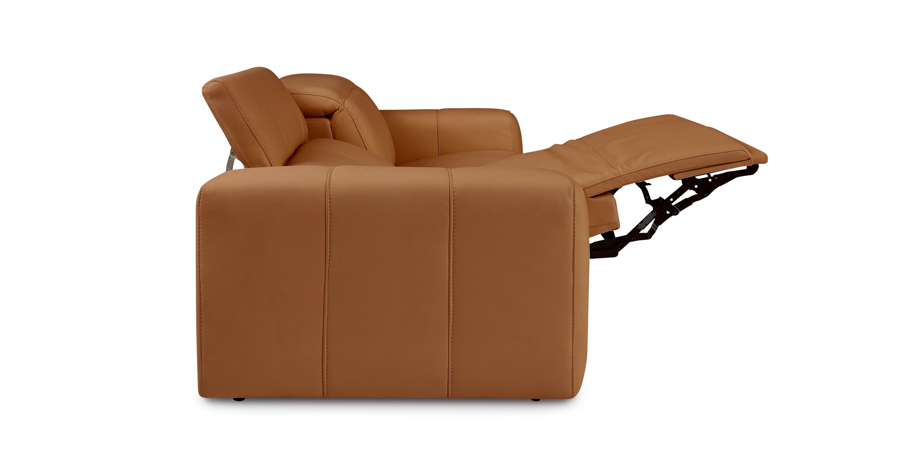 Airy Leather Power Reclining Loveseat 3734P42A