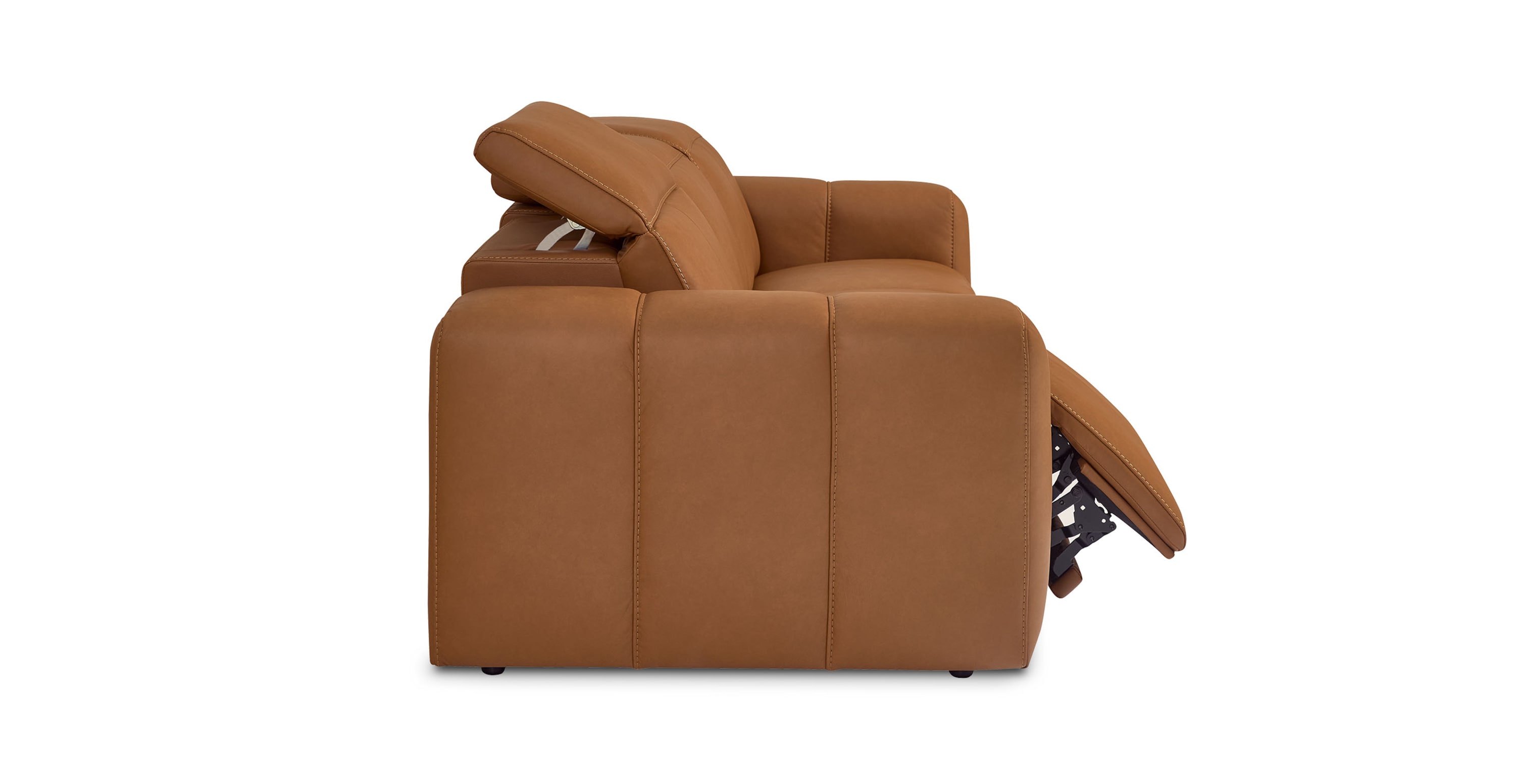 Airy Leather Power Reclining Sofa 3734P62A