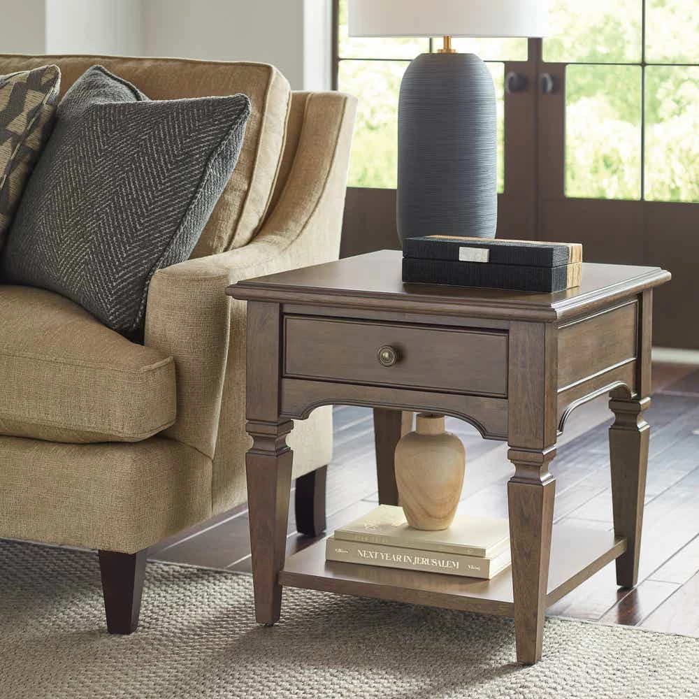 Maribelle Rectangular Drawer End Table 373915
