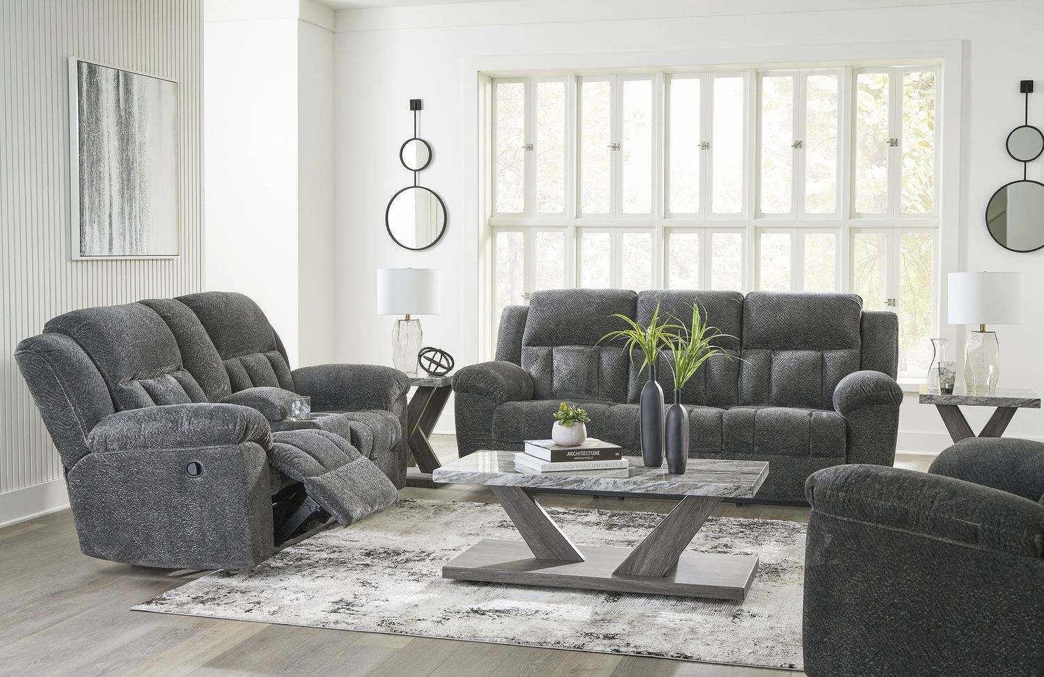 Frohn Recliner In Graphite 3740625