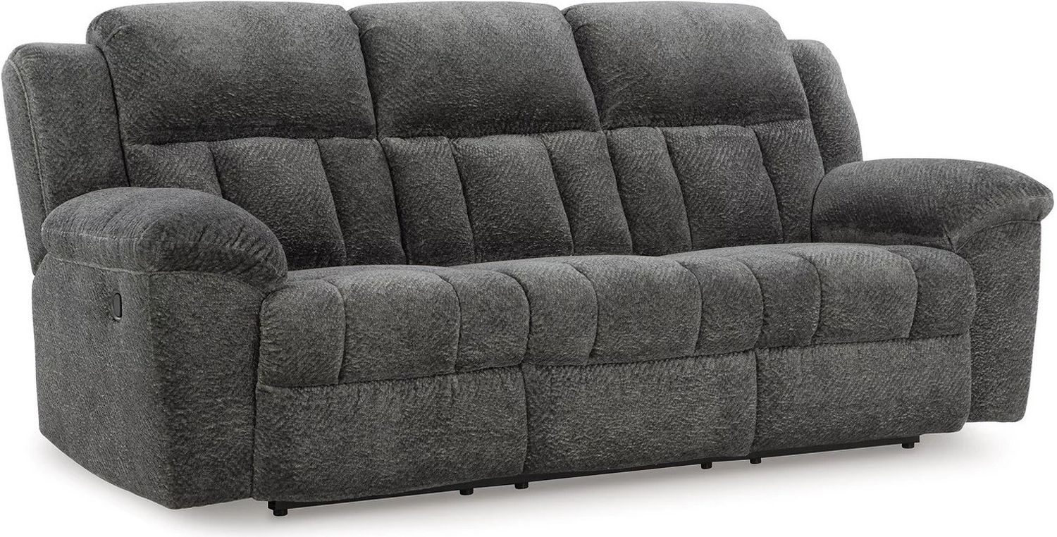 Frohn Reclining Sofa In Graphite 3740688