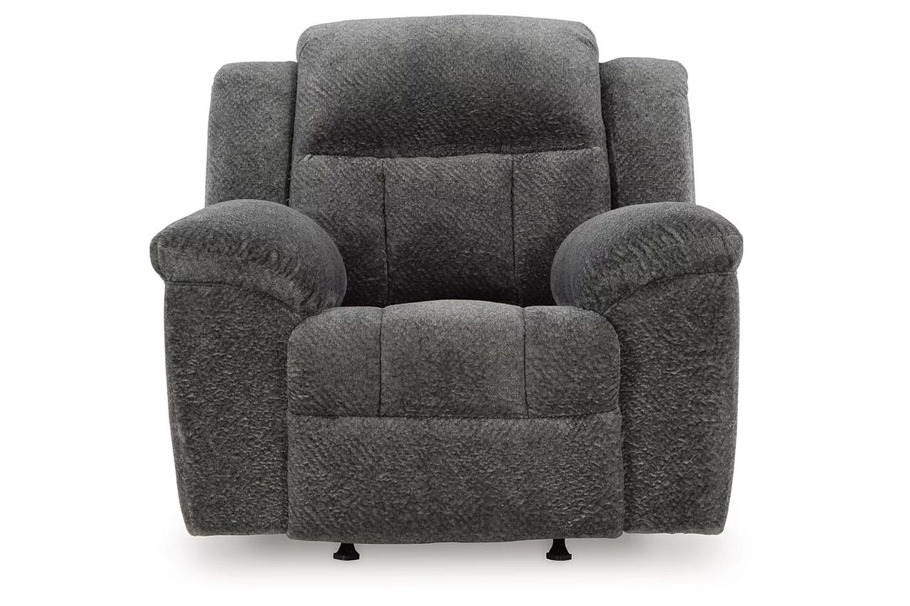 Frohn Reclining Living Room Set In Graphite 37406U3