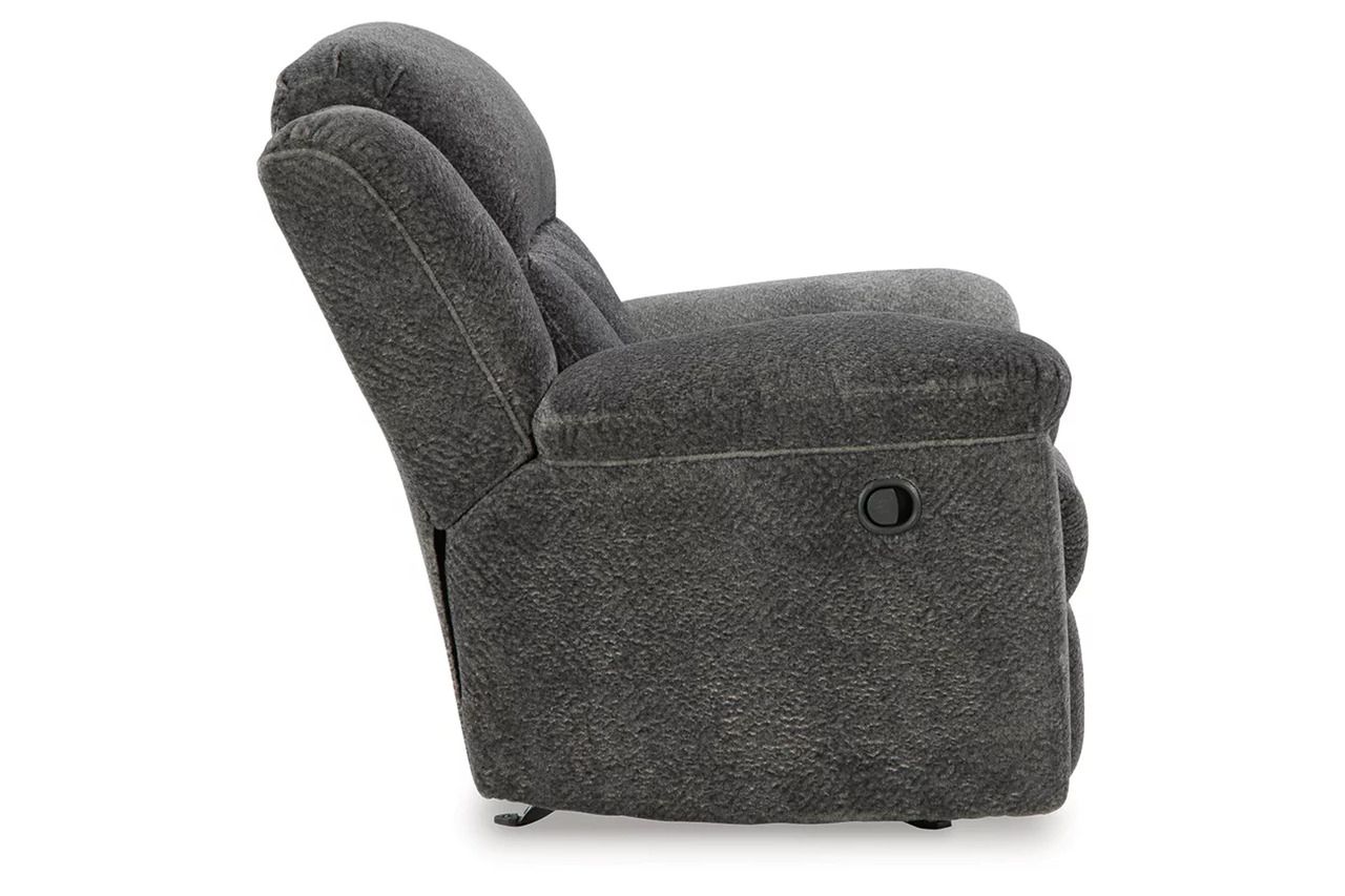 Frohn Reclining Living Room Set In Graphite 37406U3