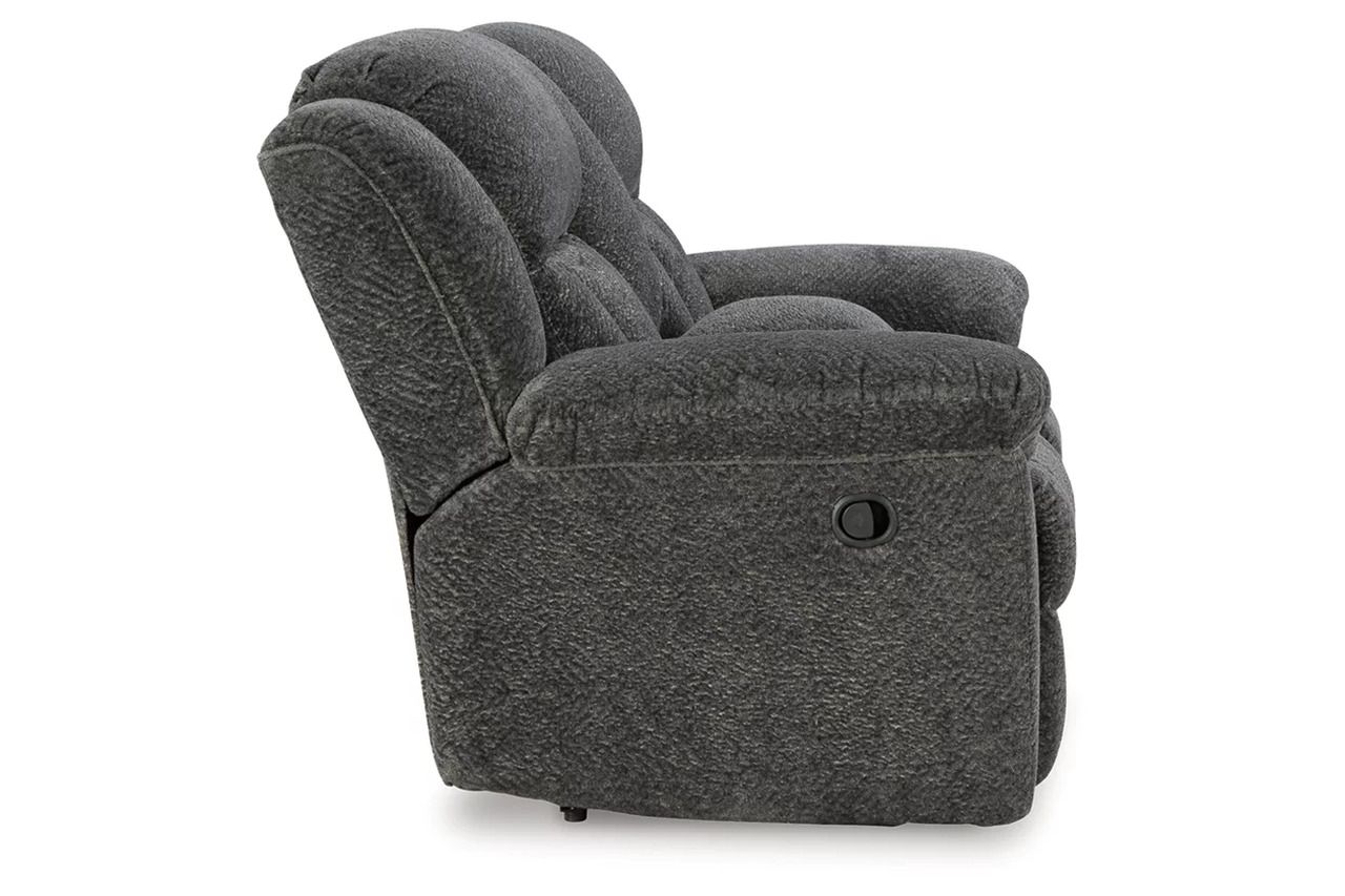 Frohn Reclining Living Room Set In Graphite 37406U3