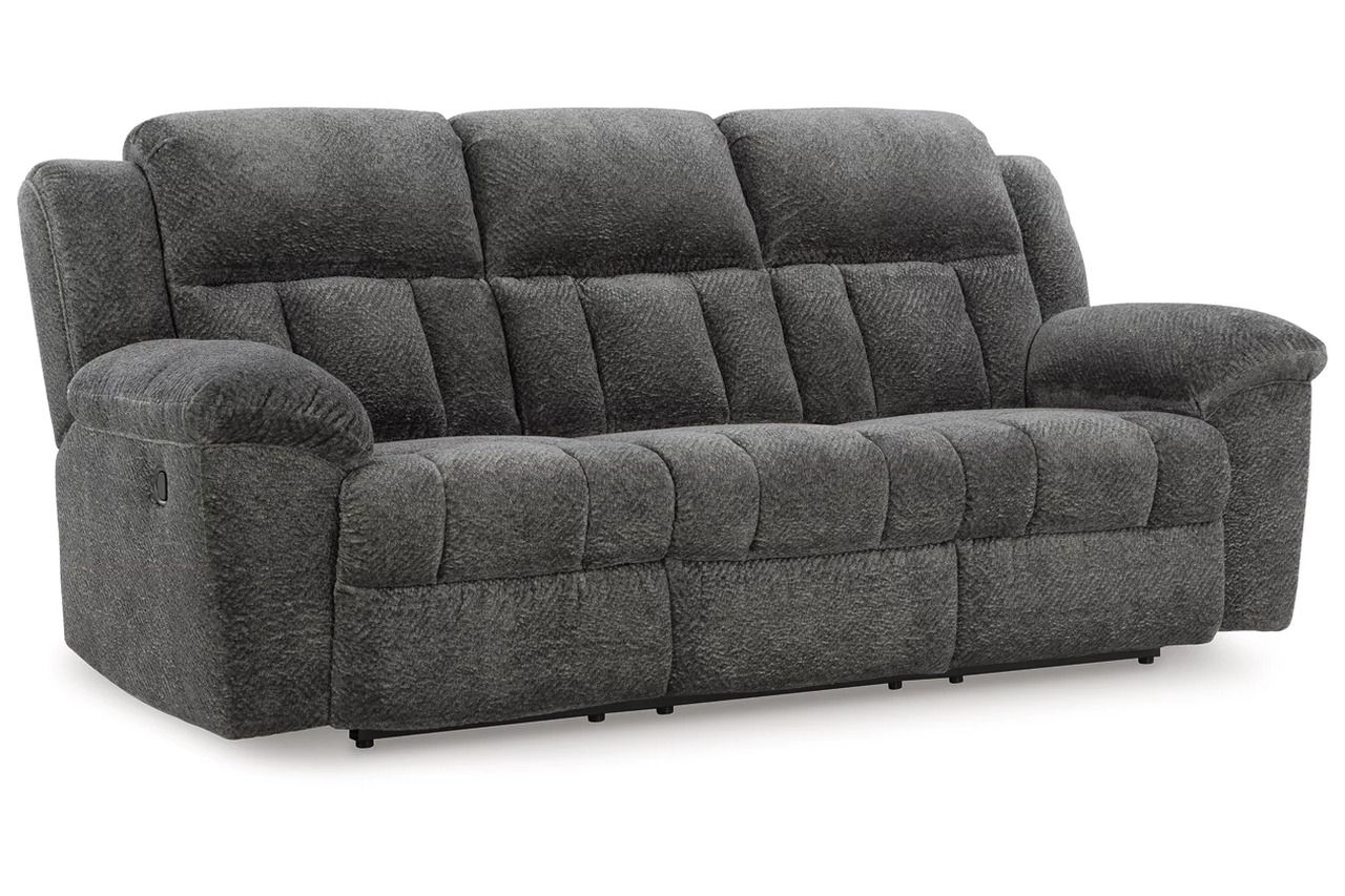 Frohn Reclining Living Room Set In Graphite 37406U3