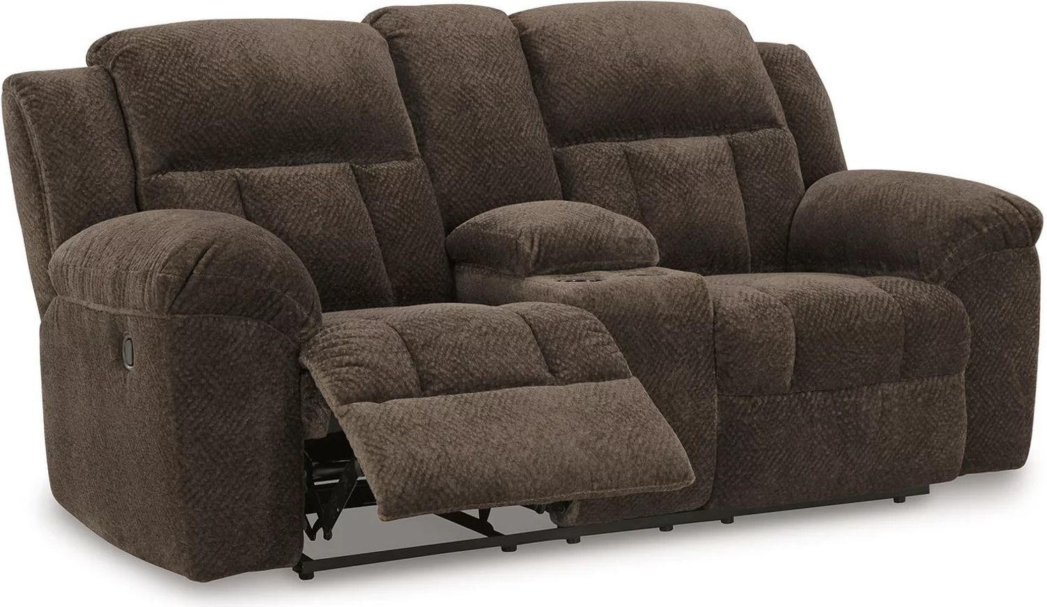Frohn Reclining Living Room Set In Chocolate 37407U1