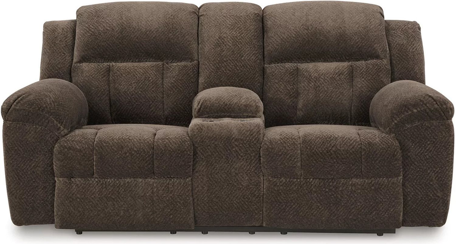 Frohn Reclining Living Room Set In Chocolate 37407U1