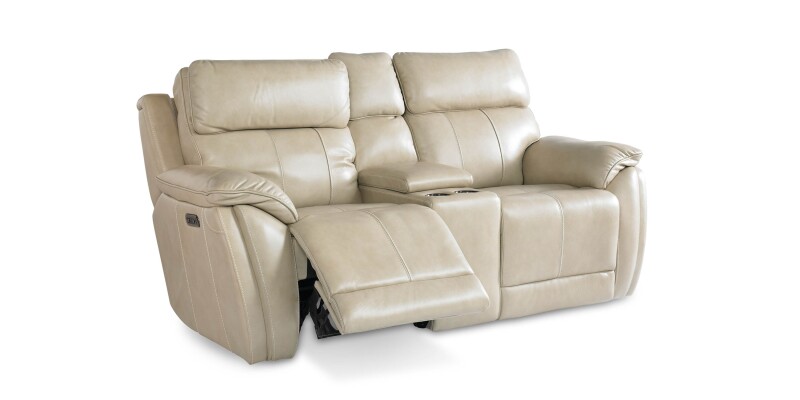 Levitate Leather Power Reclining Loveseat with Center Console 3740PC42D