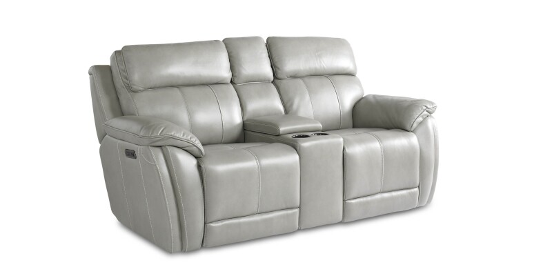 Levitate Leather Power Reclining Loveseat with Center Console 3740PC42N