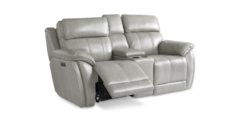 Levitate Leather Power Reclining Loveseat with Center Console 3740PC42N