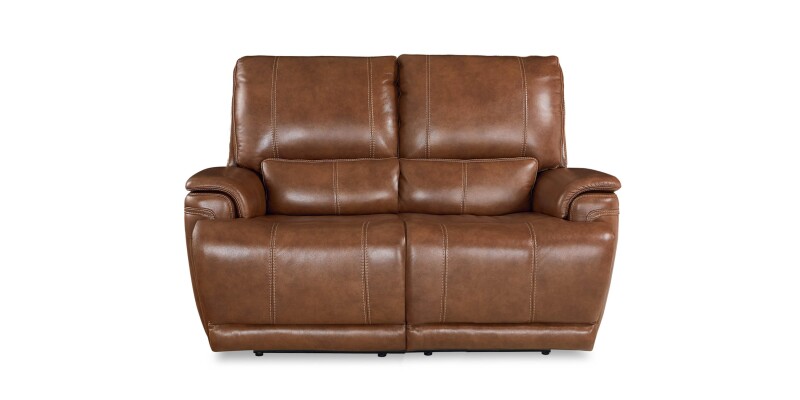 Burlington Leather Power Reclining Loveseat 3749P42U