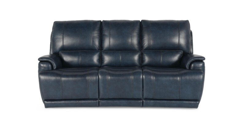 Burlington Leather Power Reclining Sofa 3749P62N