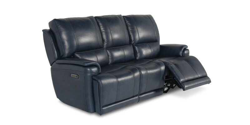 Burlington Leather Power Reclining Sofa 3749P62N
