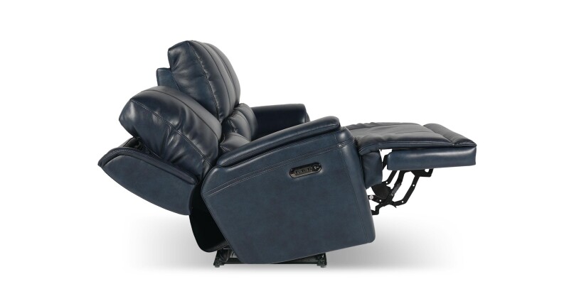 Burlington Leather Power Reclining Sofa 3749P62N