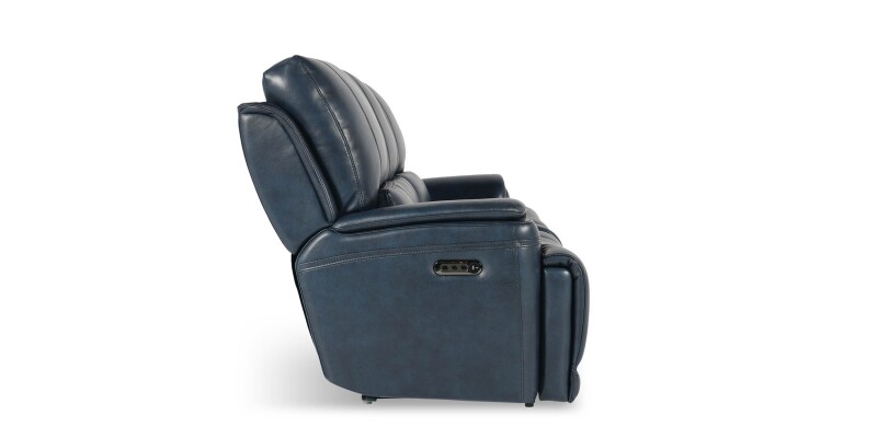 Burlington Leather Power Reclining Sofa 3749P62N
