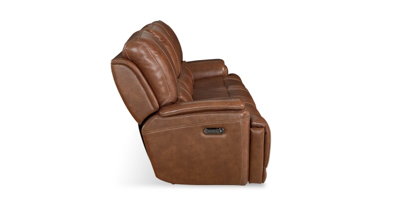 Burlington Leather Power Reclining Sofa 3749P62U