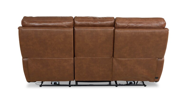 Burlington Leather Power Reclining Sofa 3749P62U