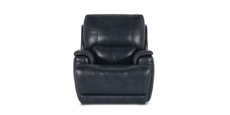 Burlington Leather Lay Flat Power Recliner 3749P9N