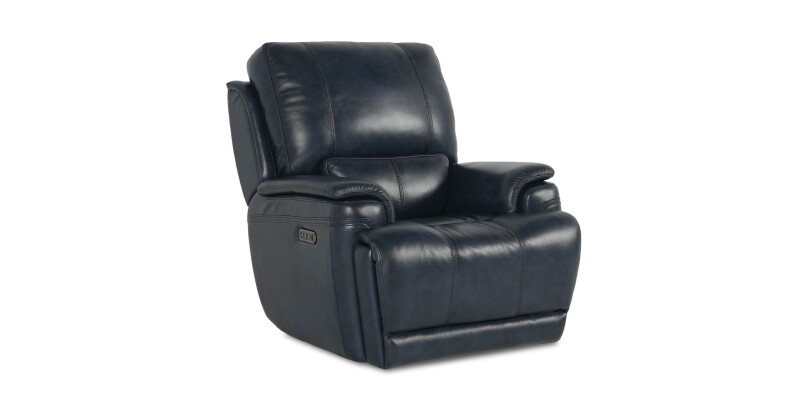 Burlington Leather Lay Flat Power Recliner 3749P9N