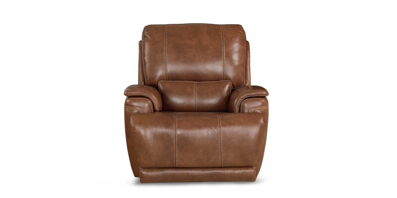 Burlington Leather Lay Flat Power Recliner 3749P9U