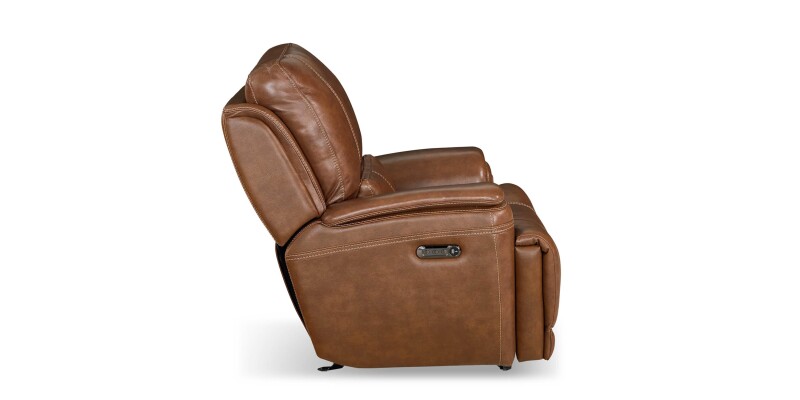 Burlington Leather Lay Flat Power Recliner 3749P9U