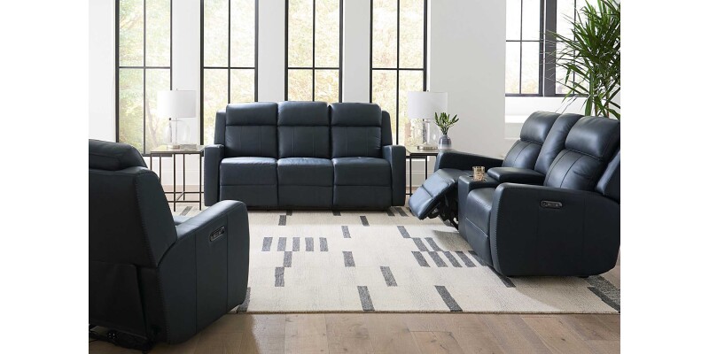 Norwood Leather Power Reclining Sofa 3752P62S