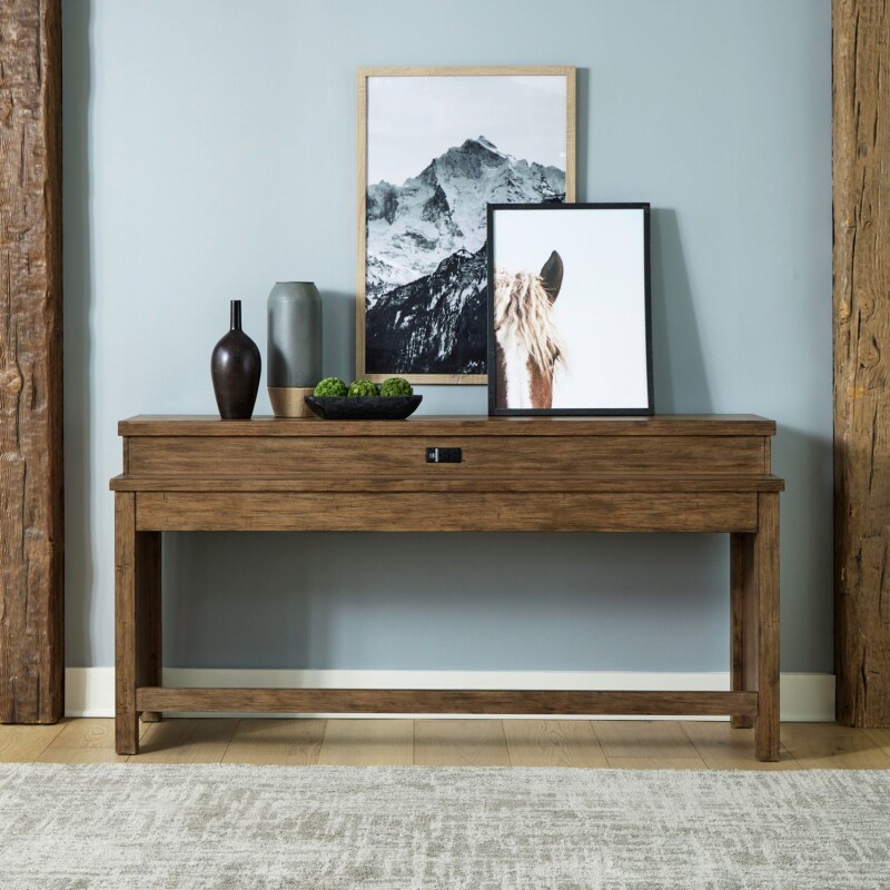 Pinebrook Ridge Console Bar Table 377OT7236