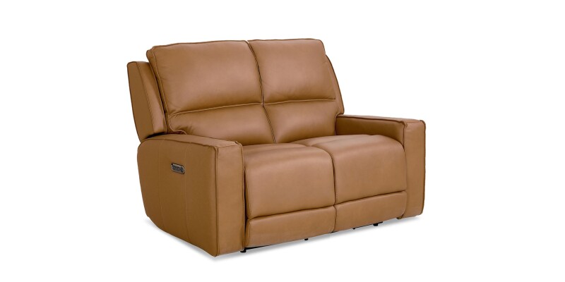Raymond Leather Power Reclining Loveseat 3795P42A
