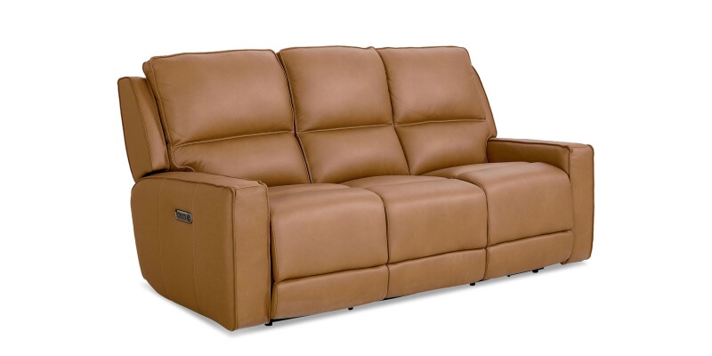 Raymond Leather Power Reclining Sofa 3795P62A