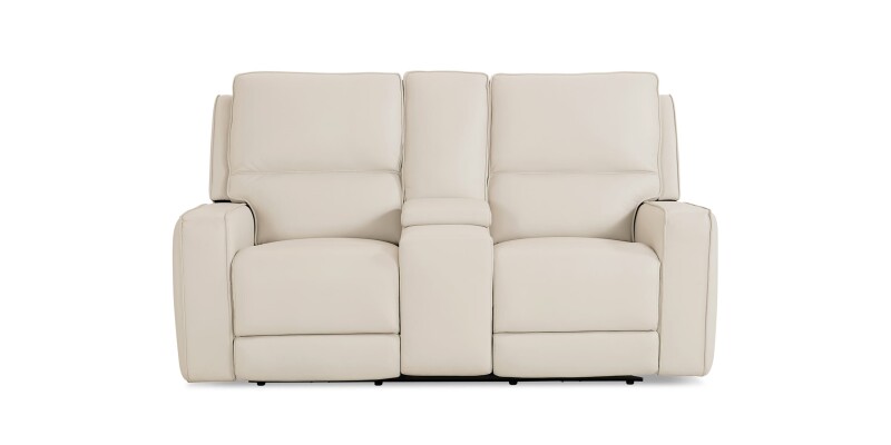 Raymond Leather Power Reclining Loveseat with Center Console 3795PC42V