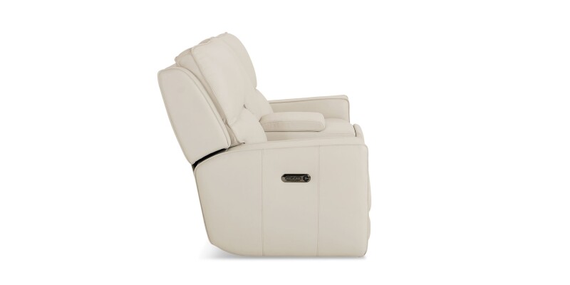 Raymond Leather Power Reclining Loveseat with Center Console 3795PC42V