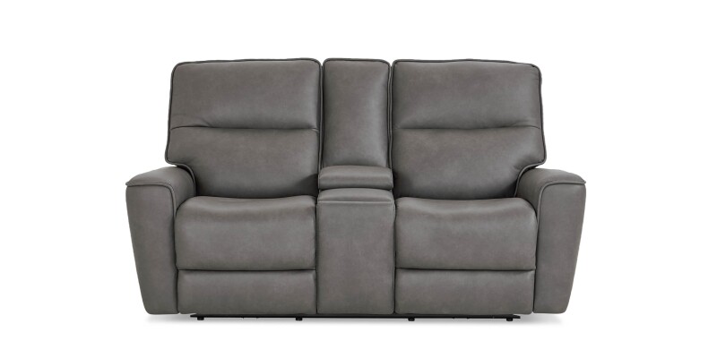 Kenneth Leather Power Reclining Loveseat with Center Console 3797PC42G