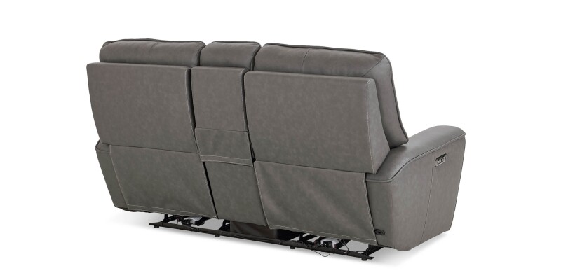 Kenneth Leather Power Reclining Loveseat with Center Console 3797PC42G