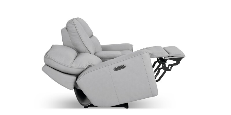 Kenneth Leather Power Reclining Loveseat with Center Console 3797PC42M