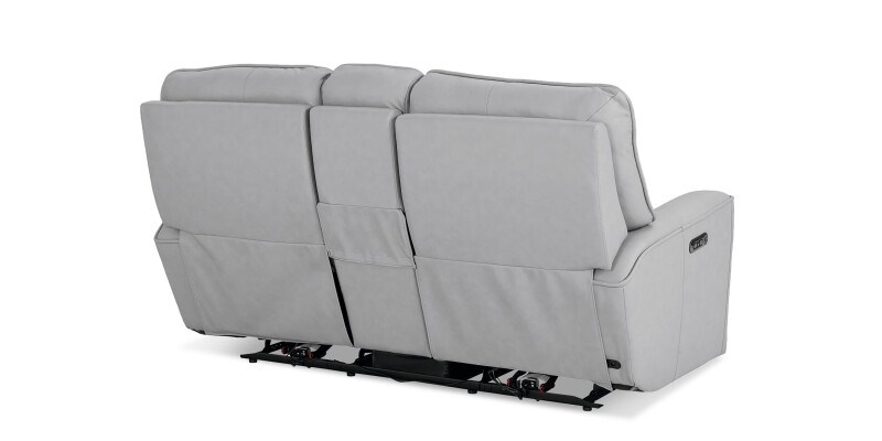 Kenneth Leather Power Reclining Loveseat with Center Console 3797PC42M