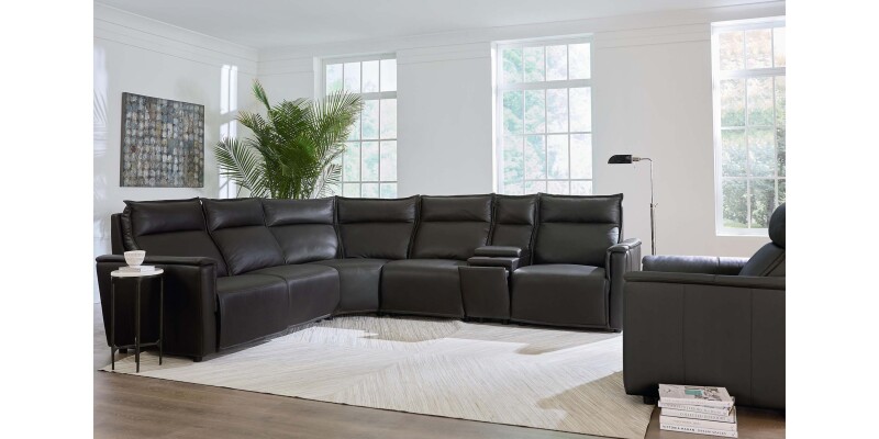 Chauncey Leather Power Reclining Sectional 3799MSECTE