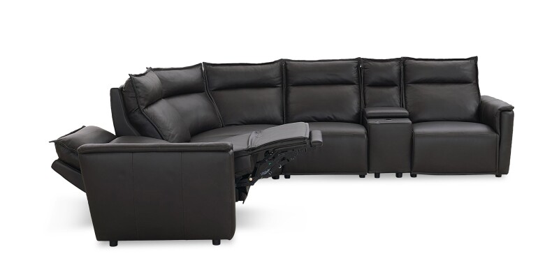 Chauncey Leather Power Reclining Sectional 3799MSECTE