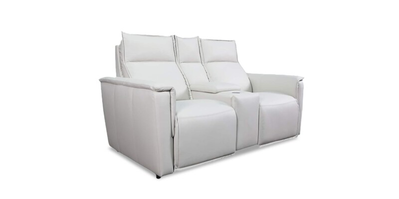 Chauncey Leather Power Reclining Loveseat with Center Console 3799PC42V