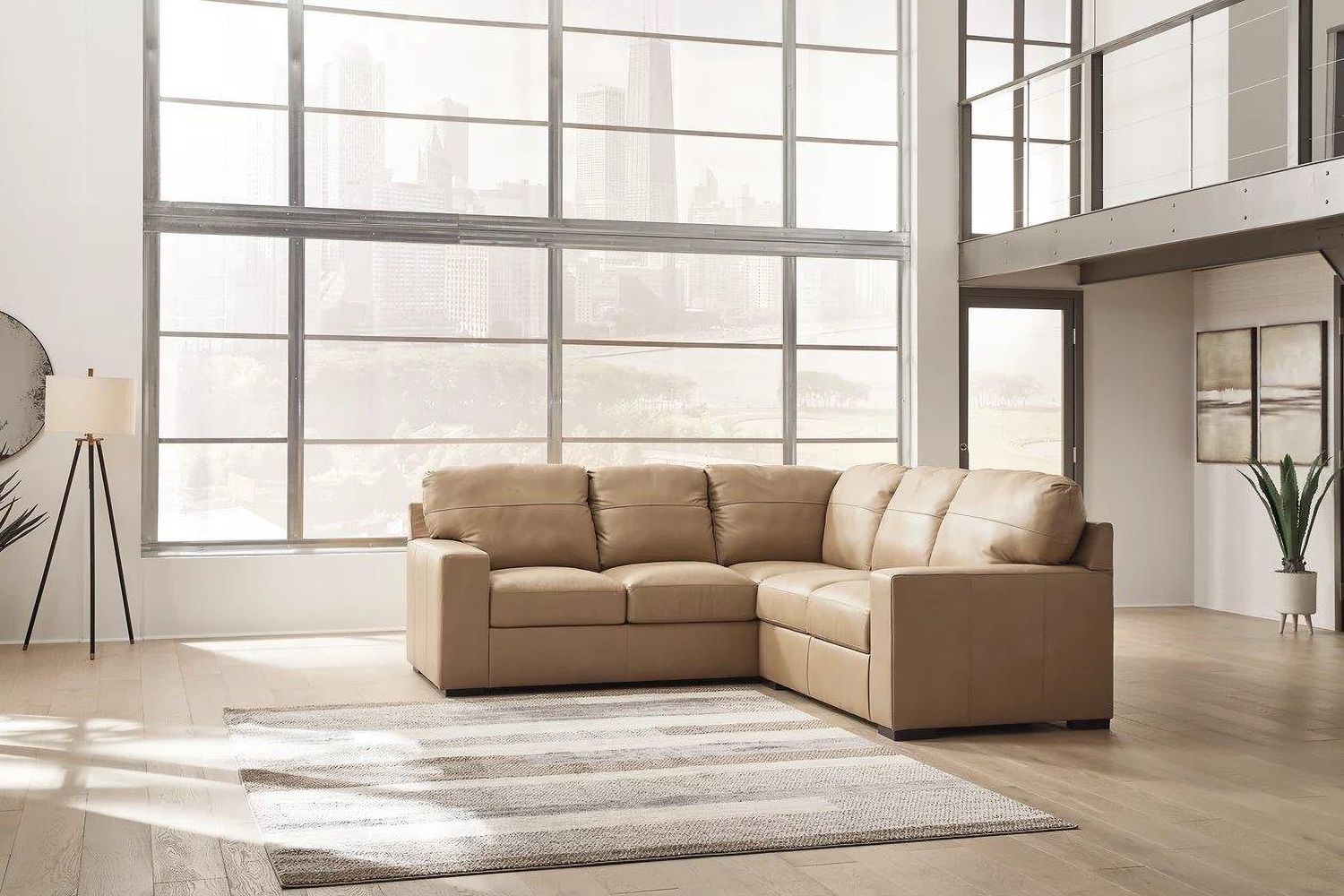 Bandon 2-Piece LAF Sectional In Toffee 38006S1