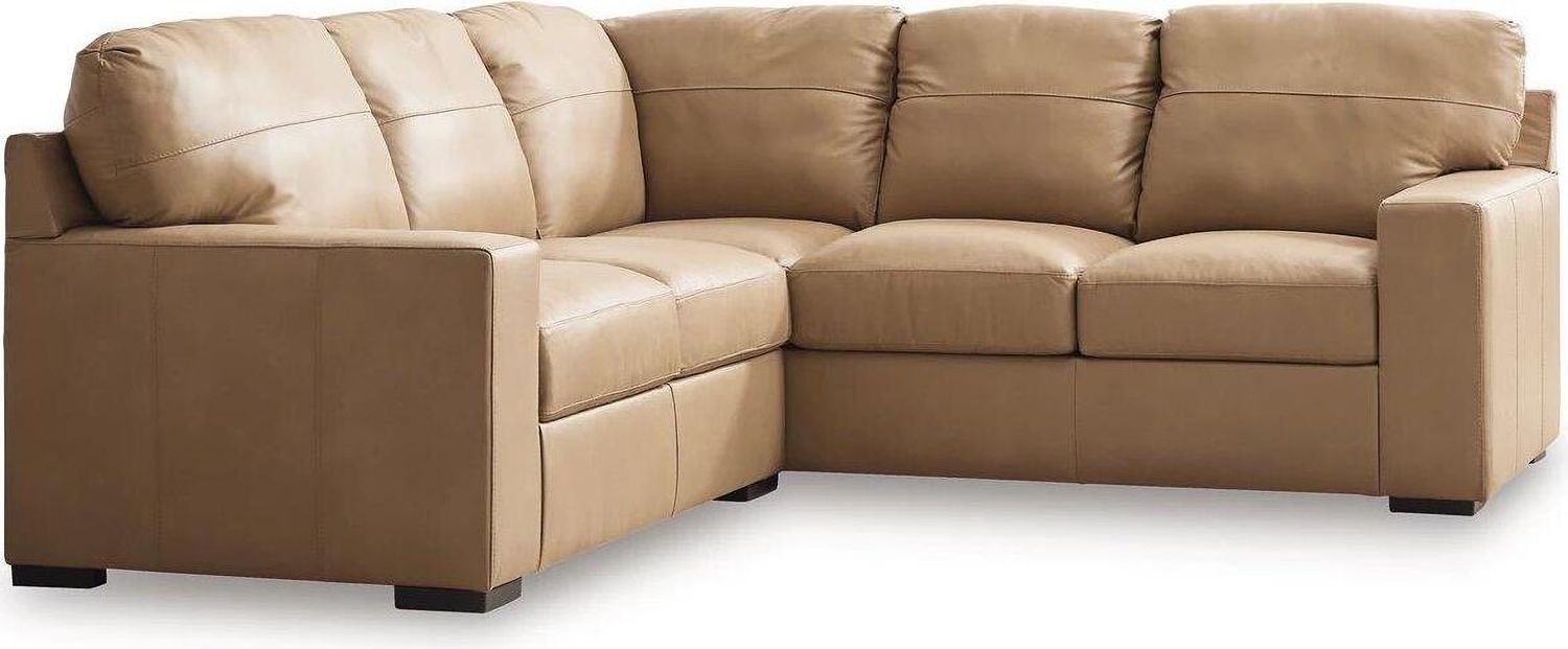 Bandon 2-Piece RAF Sectional In Toffee 38006S2