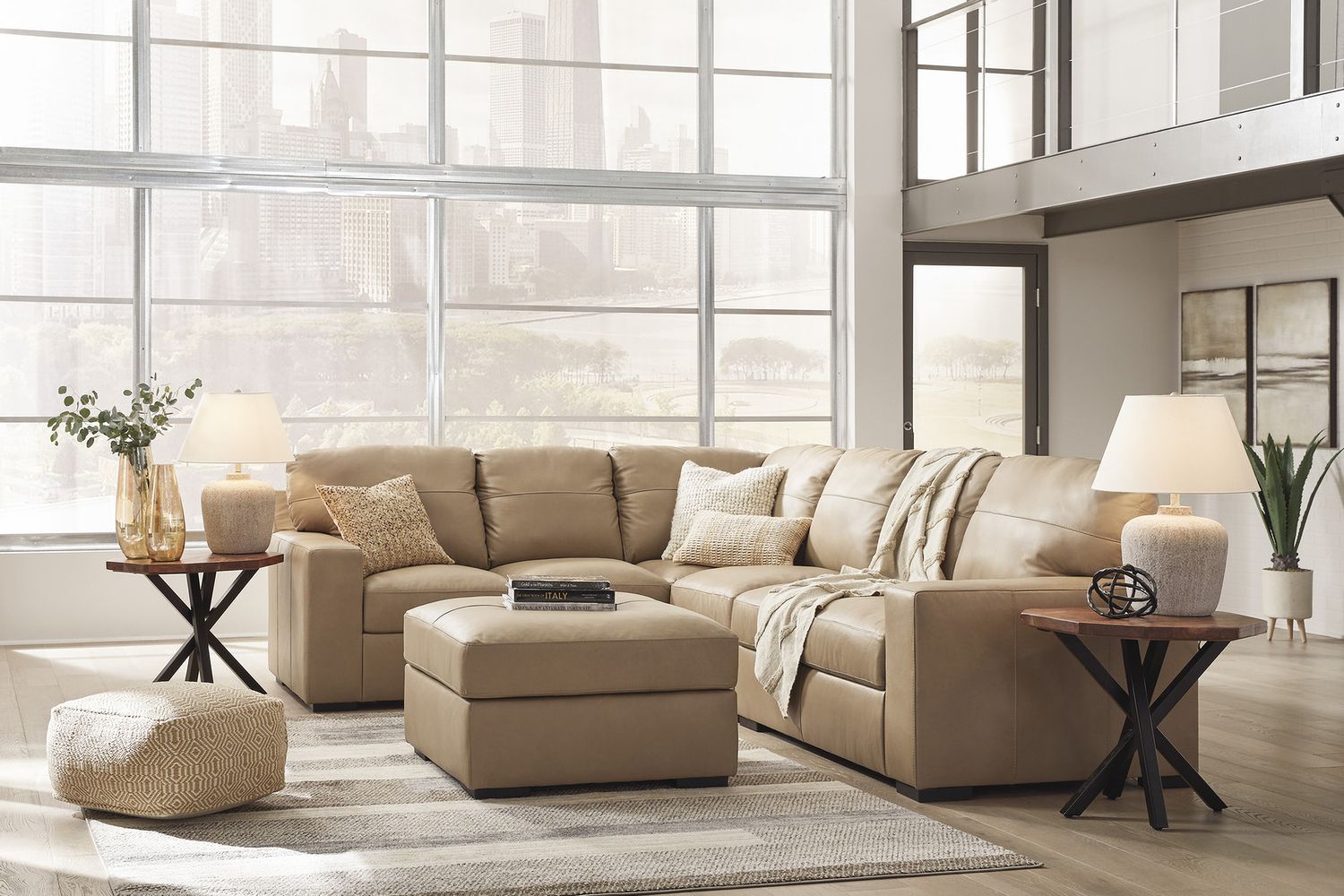 Bandon 3-Piece LAF Sectional In Toffee 38006S3